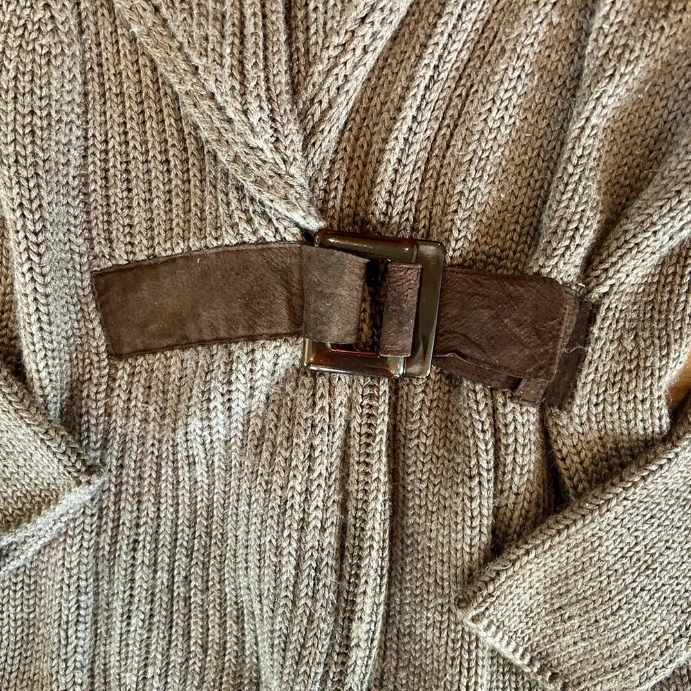 Soft Surroundings County Weekend Sweater Small Brown
